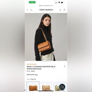 Tory Burch Fleming Small Convertible Shoulder Bag